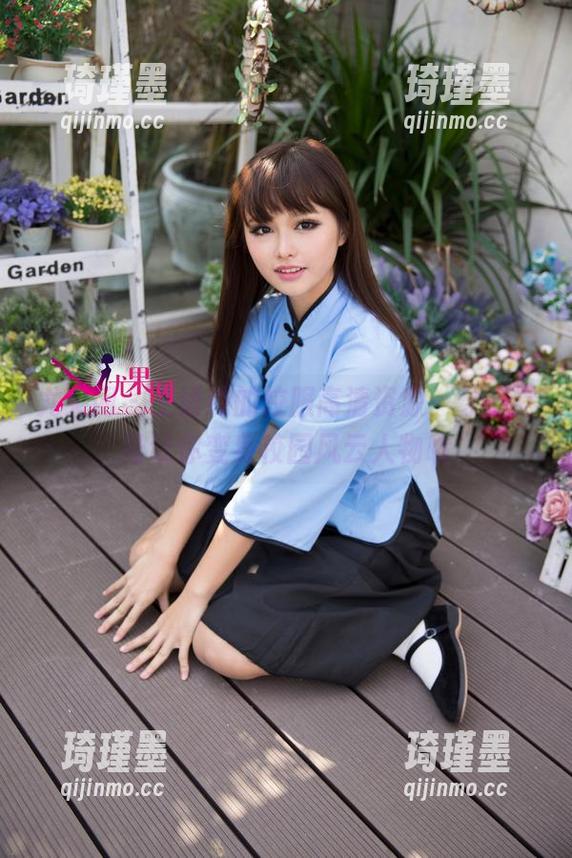 尤果网 - 王语纯的校服高清资源，穿上立马让你变身校园风云人物哦