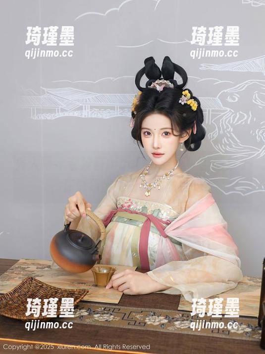 秀人网 - 奈汐酱nice睡衣合集，翻翻集子，你能猜出她最爱的颜色吗？