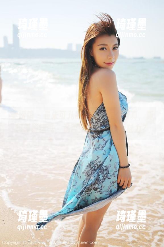 美媛馆 - 看朱可儿的定制水手服写真，真想碰碰运气，是否能换来一瞬的魅力？